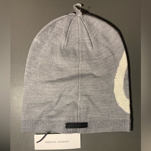 REBECCA MINKOFF PEADE SIGN JAOQUARD BEANIE
SIZE: 1 GIZE
COLOR :081 HEATHER GREY - Picture 2 of 3
